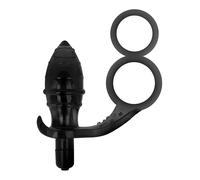 ADDICTED TOYS PLUG ANAL CON ANILLA DOBLE NEGRO