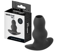 ADDICTED TOYS Plug Anal Creux, Silicone Médical, Modèle D-242847, 7,3 cm x 3,5 cm, Noir