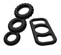 Addicted toys cock ring set 4 pieces LOVETOYS Sex Toys for Men Accessories for t