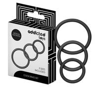 ADDICTED TOYS - SET D'ANNEAUX SILICONE MODÈLE 2