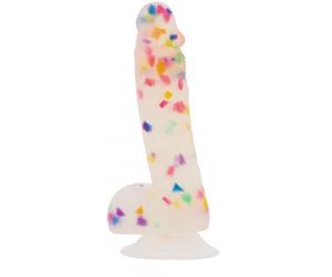 Addiction - Godemiché confetti Party Marty - 18 cm