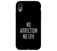 Addiction Lover Men Women Gambling Smoke Alcool Coque pour iPhone XR