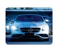 Addies Tapis de souris « Mercedes-Benz » - Joli motif dans un emballage cadeau en cellophane fin avec dessous en caoutchouc - 24 x 19 cm - MP03