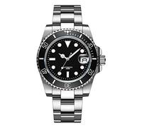 ADDIESDIVE Montre Automatique pour Homme Montre de plongée Lumineux 20 Bars étanche Bracelet en Acier Inoxydable H3