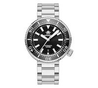 ADDIESDIVE Montre de plongée pour Homme étanche à 1000m Mouvement mécanique Japonais 8215 Verre Saphir Synthétique Traité AR Cadran Céramique Montre analogique de Luxe pour Homme AD2523