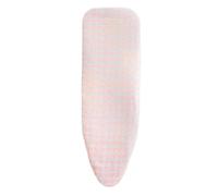 Addis 519470 Grande housse de rechange pour table à repasser avec cordon de serrage parfait, convient jusqu'à 123 x 39 cm avec motif cœurs roses, coton