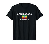 Addis-Abeba Drapeau de l'Éthiopie T-Shirt