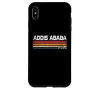 Addis-Abeba Ethiopia Retro Apparel Capitale éthiopienne Coque pour iPhone XS Max