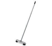 Addis Broom with 3-Piece Handle, Metallic Grey