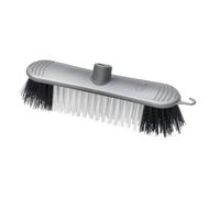 Addis - Brosse à balai souple tête plastique Argent métallisé