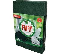 Addis Fairy Original Lot de 3 éponges à récurer Extra résistantes Vert