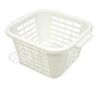 ADDIS PANIER À LINGE CARRÉ 24 LITRES (BLANC CASSÉ) Blanc G