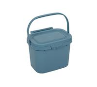Addis - Poubelle à Compost à Usage Quotidien dans la Cuisine - bac Bleu Ciel fabriqué de 4,5 l pour déchets Alimentaires