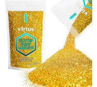 Additif à paillettes V1rtus 100 g pour émulsion en peinture pour une utilisation sur mur intérieur / extérieur, plafond, bois, métal, vernis, plâtre, peintures mates, légèrement brillantes ou satinées