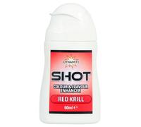 Additif appât carpe Dynamite Baits Shot Kril Rouge 60 ml