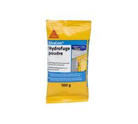 SIKA - Hydrofuge en poudre pour mortier - SikaCem Beige - Imperméabilisation des murs et façades - Diminue le retrait par réduction de l'eau de gâchage - Améliore l'onctuosité - 100gr
