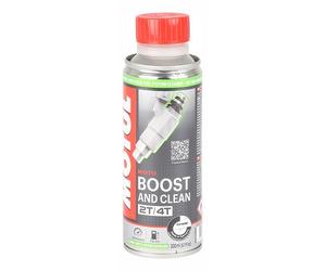 Additif moto Boost and Clean booster d'octane et nettoyant circuit carburant moteurs 2 et 4 temps MOTUL - flacon - 200ml