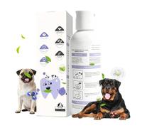 Additif pour l'eau pour chiens - Flacon de 200ml, Longue Durée, Sans Brossage | Rafraîchisseur d'pour chien | Pour chiot toutes races maison extérieur voyage