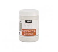Additif pour peinture acrylique - PEBEO - Mortier Crystal - 250ml - Finition brillante - Blanc