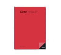 ADDITIO Agenda de classe pour enseignants | 1 jour par page | Programmation quotidienne des cours | Taille 22,5 x 30,5 cm | espagnol | rouge