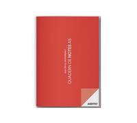 ADDITIO Cahier de notes pour enseignants | Planification du cours (vue 2 mois) | Évaluation continue | Papier écologique | Format A5 | Catalan | Rouge