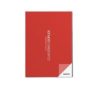 ADDITIO Cahier duplex pour enseignants | Évaluation continue | Suivi des élèves | Registre de présence par mois | Format A4 | Espagnol | Rouge