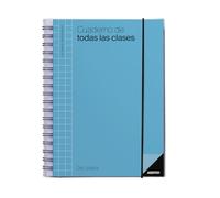 ADDITIO - Carnet de toutes les classes - 1 jour par page pour les enseignants - Planification quotidienne avec organisation par mois | Évaluation continue | Taille 17 x 24 cm | Espagnol | Bleu