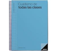 ADDITIO Carnet de toutes les classes avec vue hebdomadaire pour enseignants | Évaluation continue | Programmation hebdomadaire des cours | Taille 22,5 x 31 cm | Espagnol | Bleu