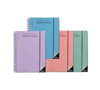 Additio DP-P232 - Bloc-notes pour toutes les classes, 17 x 24 cm, couleurs assorties, 1 pièce
