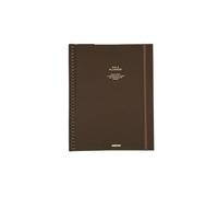 ADDITIO Planificateur de nseignant annuel et mensuel I Programmation hebdomadaire I Évaluation I Réunions I élèves I 100% papier I FSC I Dimensions 21 x 28 cm Espagnol Marron
