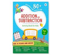 Addition & Subtraction Activity Workbook | 80+ Fun Math Activities with Answer Key | Learn & Practice Basic Math Skills for Ages 6+ Years