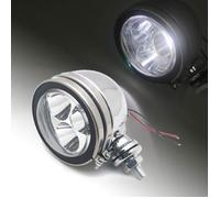 Additionnels Lampes Moto Chrome mtal Retro LED Passage du Phare de Phare de Phare de Brouillard