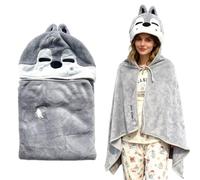 ADDLIVE Stray Kids Couverture, Skzoo Plaide, Skz Cape en Peluche à Capuche, Straykids Couvre Canapé, Wolf Chan Blanket, Stray Kids Merch Stray Kids Jete de Canape pour Canapé et lit Chambre à Coucher