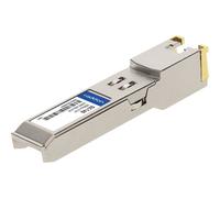 AddOn Cisco GLC-T Compatible SFP Transceiver - Module transmetteur SFP (mini-GBIC) - 1GbE - 1000Base-T - RJ-45 - pour Cisco 5508; Catalyst 3560, ESS9300; Integrated Services Router 11XX; Nexus...