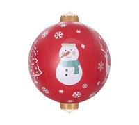 Addorno Boules de Noël gonflables géantes en PVC pour extérieur, décoration résistante aux intempéries, grandes boules de Noël pour jardin, porte, fenêtre, terrasse, arbre, maison et célébrations