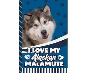 Address and Password Book Combo: Large Print / Discreet / Log Home - Email Addresses - Phone Numbers / Track Birthdays / Web Login Keeper / Great For Seniors / Alaskan Malamute - Dog Lover Cover