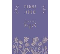 Address and telephone book: Phonebook with alphabet index | Sorting from A-Z | More than 300 entries | A5 format