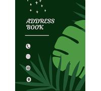ADDRESS BOOK: "Efficiently Manage Your Contacts with Detailed Records" (size 8.5x11 inches, 106 pages)