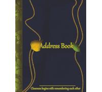 Address Book: Large Print Contact Organizer
