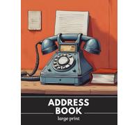 Address Book Large Print: for People with Low Vision