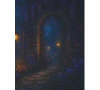 Address Book - Moonlit Garden: A personal journaling space to keep the names and memories that bloom under moonlight.