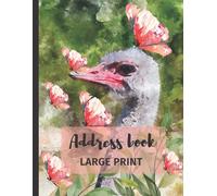 Address Book With Alphabetical Tabs: Large Telephone Address Book For Seniors & Women, Suitable For Keeping Track Of Addresses, Emails, Phone Numbers Birthdays And Notes, Book Alphabetical 8.5 X 11 In