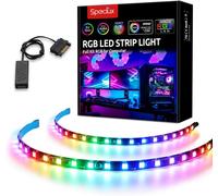 Addressable RGB LED Strip ws2812b RGB LED Strip Magnetic PC Lighting Indoor Lighting 5V 3-pin-ADD-RGB,Compatible with Asus Aura,Asrock RGB-LED,Gigabyte RGB-Fusion