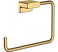 hansgrohe AddStoris anneau porte-serviettes, 41754990, Couleur: Optique en or poli
