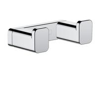 AddStoris Crochet double métallique 6,6x2x3,6cm avec fixations cachées, Chrome (41755000)