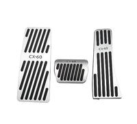 AdduE Étui De Couverture De Pédale De Voiture Antidérapante De Voiture Convient pour Mazda CX60 CX-60 cx60 2022 Pédale d'embrayage.,D-Silver