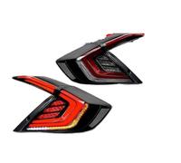 ADDUE Feu arrière extérieur Pour Civic 10Th Gen 2016-2021 Ensemble De Feux Arrière Clignotants DRL Lentille De Recul Feu Stop Feux Arrière À LED Ensemble Feu Arrière(Smoked)