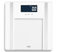 ADE Balance pese personne numerique impedancemetre | balance masse graisseuse et muscle | haute précision | capacité elevée du 200 kg | blanc