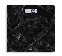 ADE Balance pese personne numérique | aspect marbre noir noble | très précis | verre de sécurité trempé | jusqu'à 180 kg
