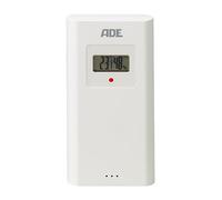 ADE Capteur extérieur WS1002 pour station météo remplacement | 3 canaux | avec écran | compatible avec ADE WS2301, WS2302 | blanc